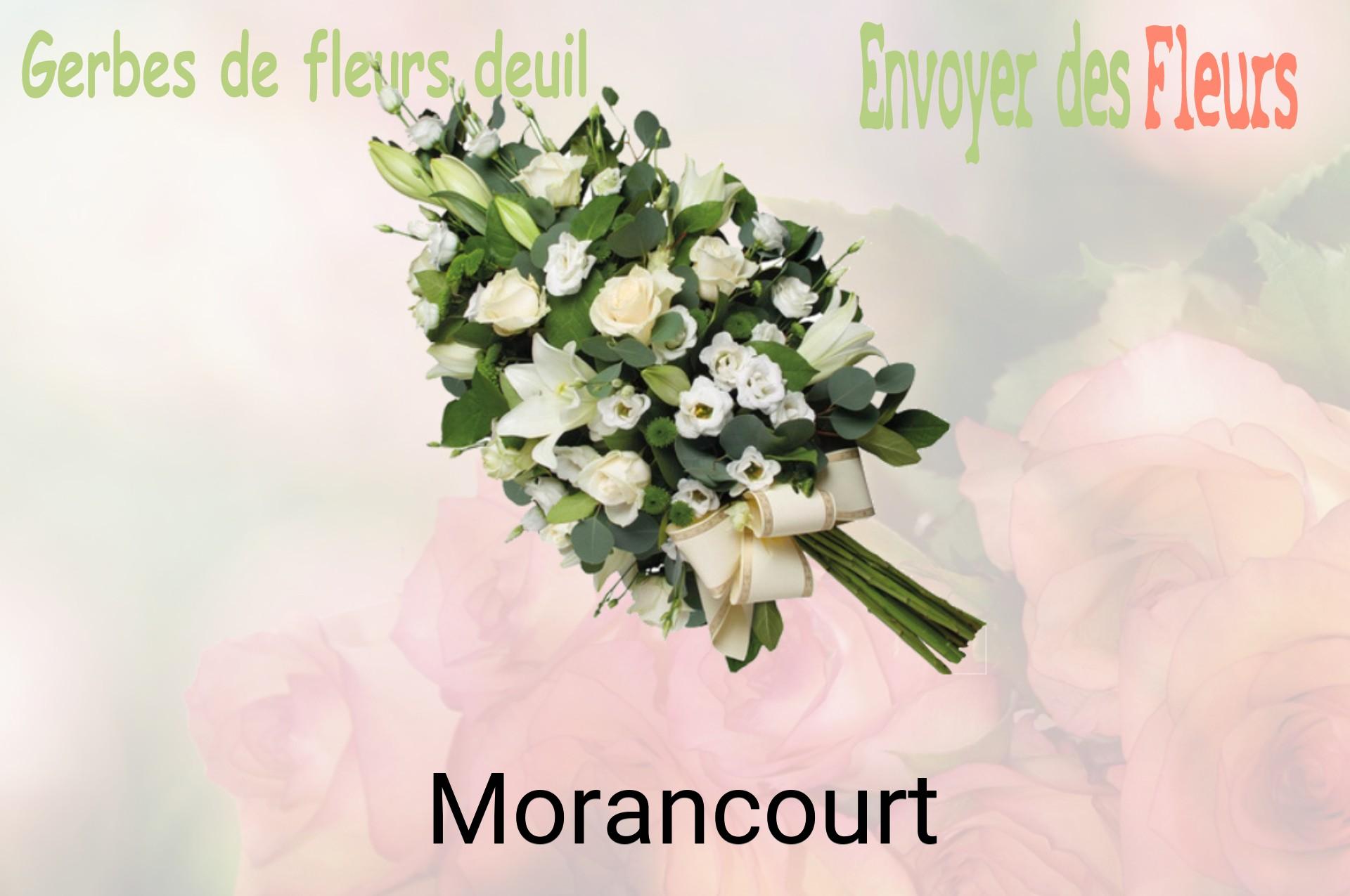 Gerbe de fleurs de deuil livrée à Morancourt